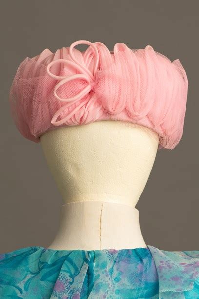 Candyfloss Pink Net Hat New Zealand Fashion Museum