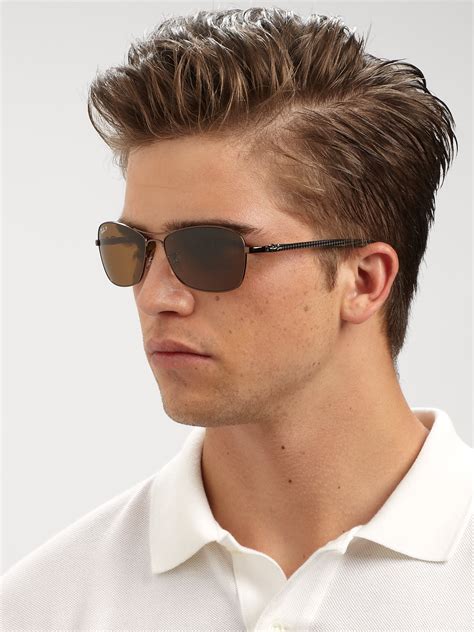 Ray-ban Aviator Sunglasses 0rb4253 in Brown for Men | Lyst