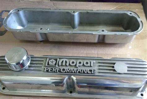 Sold Mopar Performance Polished Aluminum Valve Covers For A Bodies Only Mopar Forum