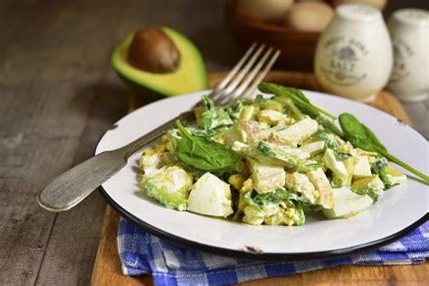 Avocat des recettes colorées et savoureuses Salade de poulet et