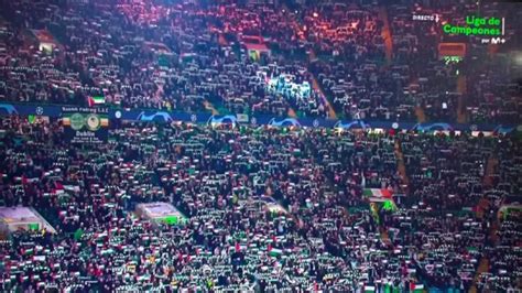 Celtic Fans Defy Club Ban On Palestine Flags Ahead Of Atletico Game