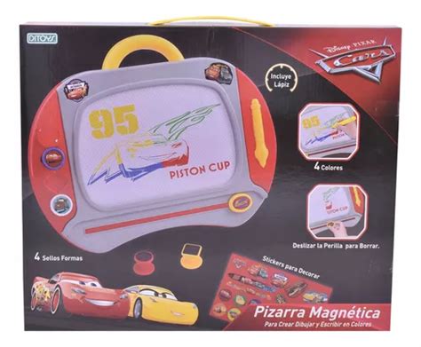 Pizarra Magica Magnetica Disney Cars Ditoys Con Lapiz Sellos