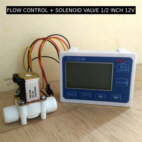 Jual Water Flow Control Lcd Display Zj Lcd M Meter Tester With Flow