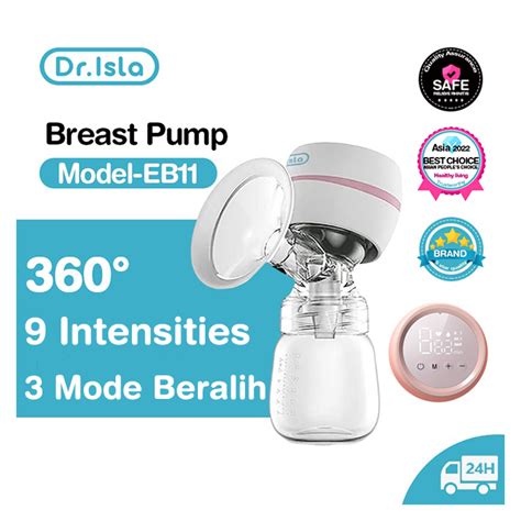 Dr Isla Breast Pump Electric Breast Pump Pam Susu Bubee With Bottle