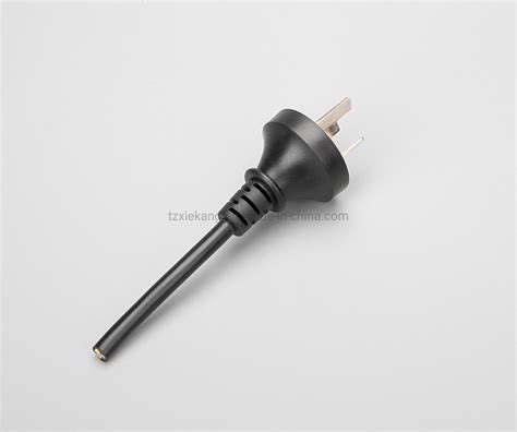 Xiekang Factory Wholesale Australian Standards Saa Certfication Three Pin Power Cord Power