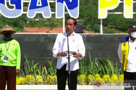 Presiden Jokowi Meresmikan Bendungan Pidekso Di Jawa Tengah 2024