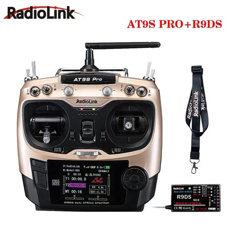 Radiolink AT9S Pro TX 10 12CH RC Radio Controller Transmitter With R9DS