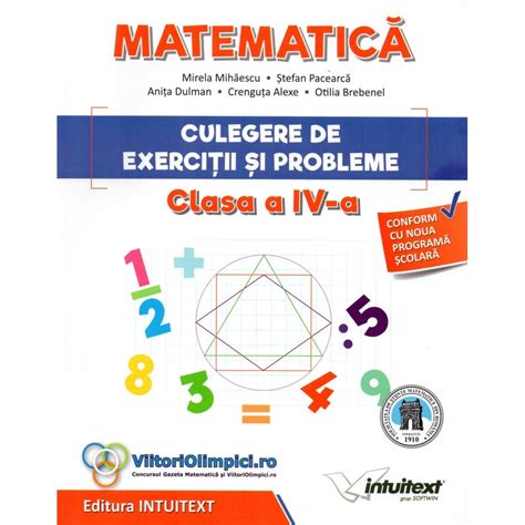 Matematica Clasa Exercitii Poljhd