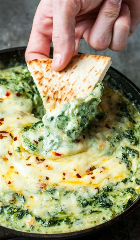 Cheesy Baked Shrimp And Spinach Dip Peas And Crayons