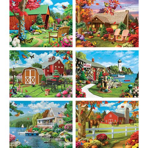 Set Of Alan Giana Large Piece Jigsaw Puzzles Spilsbury