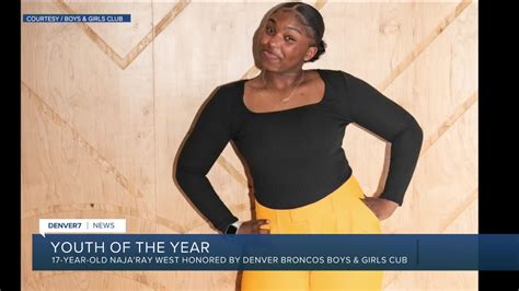 Najaray West Named Metro Denver Bgc Youth Of The Year