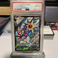 2022 Pokemon Astral Radiance Starmie V Full Art TG13 PS