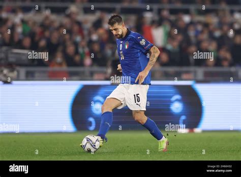 Rome Italy Th November Francesco Acerbi Of Italy During The