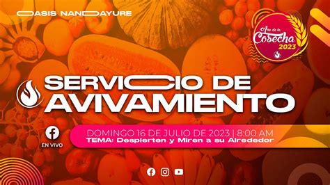 Servicio Avivamiento Domingo Julio Youtube