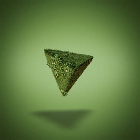 Grass Shapes By David Brodeur Via Behance Triangle Art Geometric