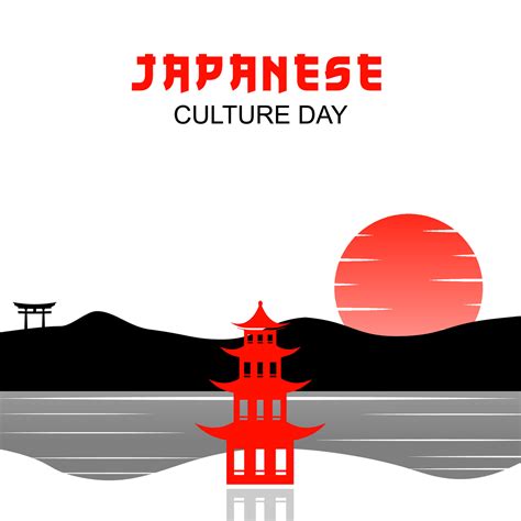 Japanese Culture Day Background Or Greeting Card Design Japan National