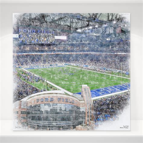 Detroit Lions Prints, Detroit Lions Canvas Wall Art