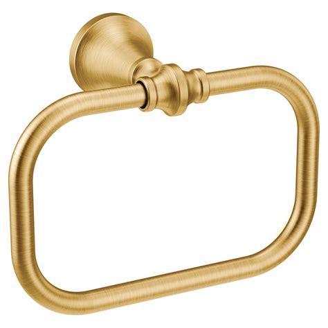 Moen Yb Colinet Wall Mounted Towel Ring Gold Walmart