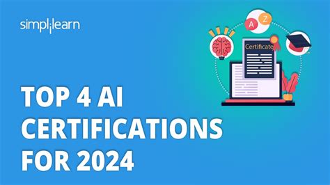 Top 4 AI Certifications 2024 4 Best AI Certifications For 2024