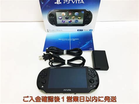 1円 Sony Psvita 本体箱 セット Pch 2000 ブラック ゲーム機本体 Playstation Vita 初期化 み