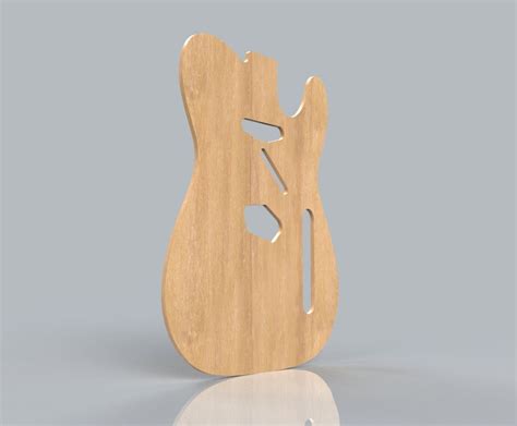 Telecaster Guitar Template Cnc Laser Files Stl Step 3mf Iges Fbx Obj 11 Scale Instant Download