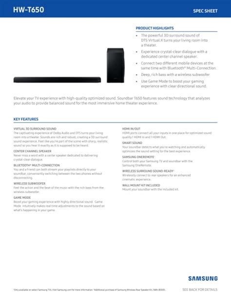 Samsung Surround Sound Manual