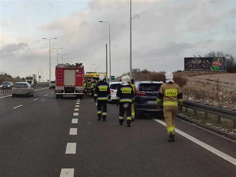 Wypadek Na Obwodnicy Lublina Dwie Osoby Poszkodowane Po Zderzeniu