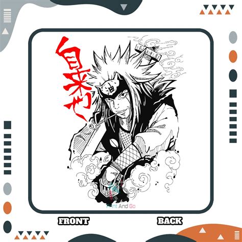 Jual SABLON SETRIKA STICKER DTF TEMA ANIME V5 NARUTO UKURAN 14CM