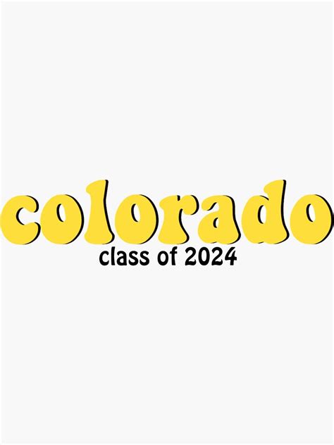 Colorado College Class Of 2024 Sticker For Sale By Mayaf08 Redbubble