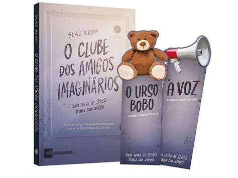 O Clube Dos Amigos Imaginários - Livro O Clube dos Amigos Imaginários - Glau Kemp com Brinde Pré-venda ...