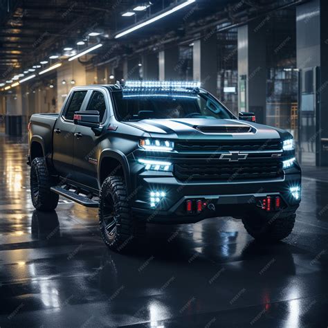 Premium AI Image | Chevrolet Silverado ev truck 9