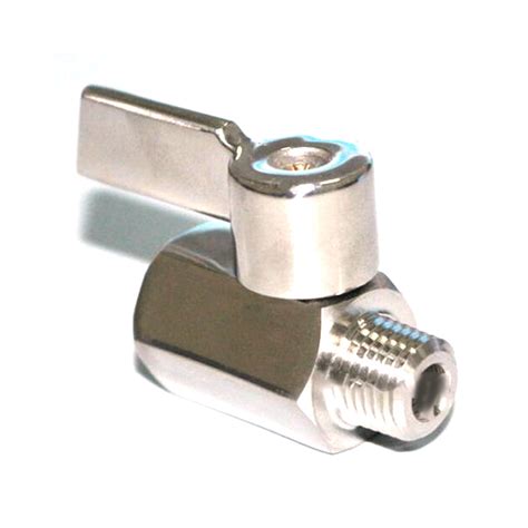 Mini Ball Valve 1 4 304 Stainless Steel Npt Female X Male 90° Rotation