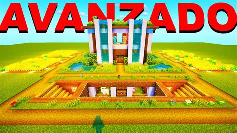 Tutorial Como Construir Una 🏡casa Moderna Avanzada🏡 Para Minecraft