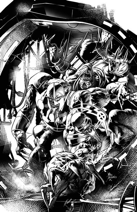 Champions 4 Variant Cover AP By Mike Deodato In Chiaroscuro Studios S