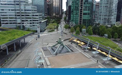 Aerial Drone Shot of the Corners of Downtown Vancouver, Canada Editorial Image - Image of ...