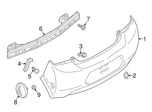 C Bumper Cover Mitsubishi Mirage Capital City