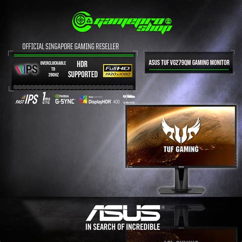 Asus TUF Gaming VG279QM HDR Gaming Monitor ? 27 inch FullHD (1920 x ...