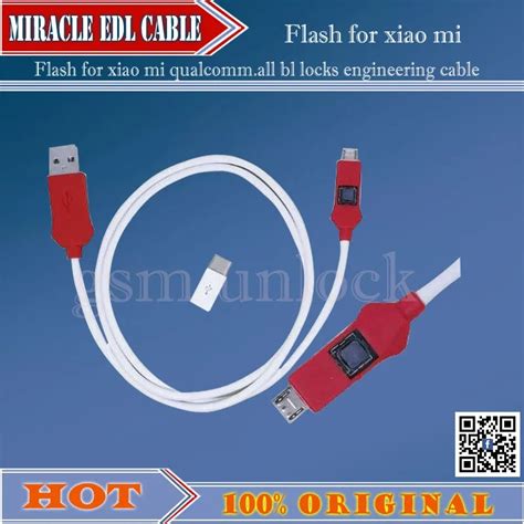 Gsmjustoncct New Deep Flash Cable For Xiaomi Redmi EDL Cable Designed