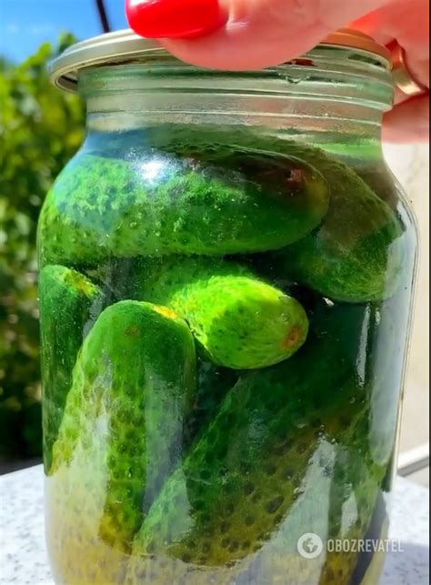 How to pickle cucumbers for the winter using dry sterilization method | OBOZ.UA