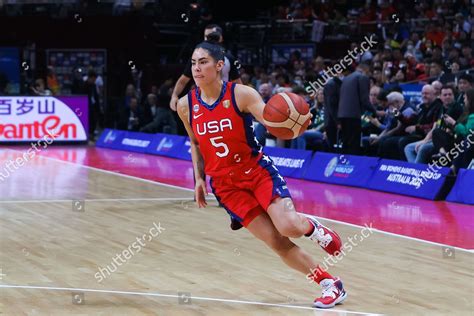 Kelsey Plum Usa Drives Basket During Editorial Stock Photo Stock