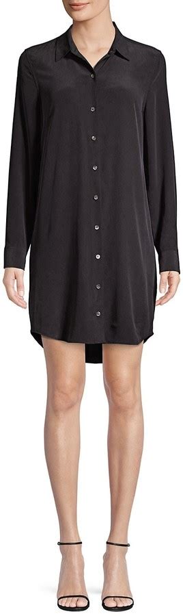 Equipment Essential Silk Shirtdress ShopStyle Day Dresses