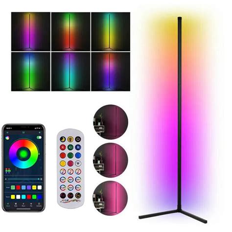 Living Room Dimmable Corner Floor Lamp 150cm Stand Tuya Smart Rgb Led