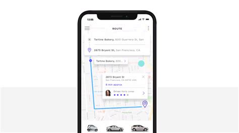 Design A Ride Sharing App In Steps With Justinmind Justinmind