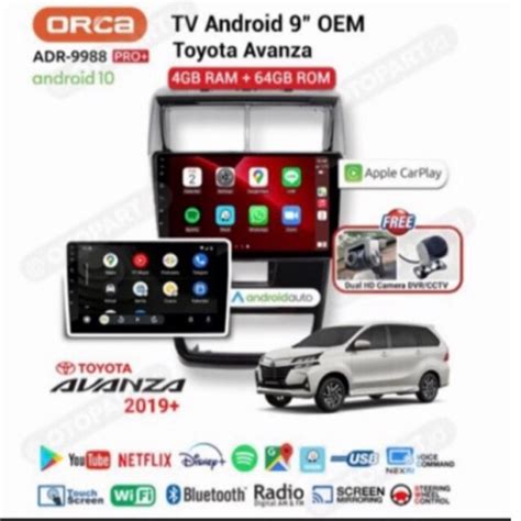 Jual Head Unit Android Auto Carplay Inch Pro Toyota Allne Avanza