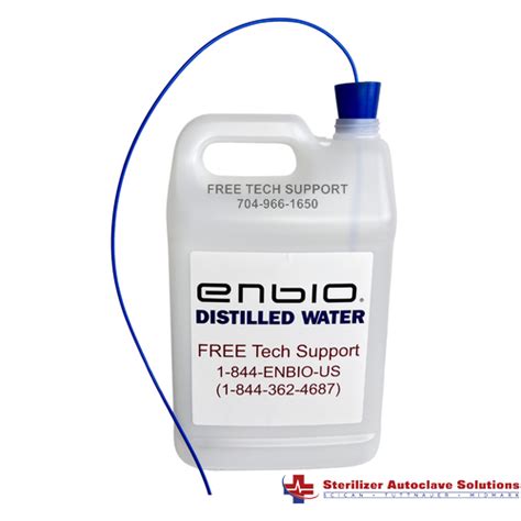 Custom Enbio S Distilled Water Bottle Statim USA Autoclave Sales