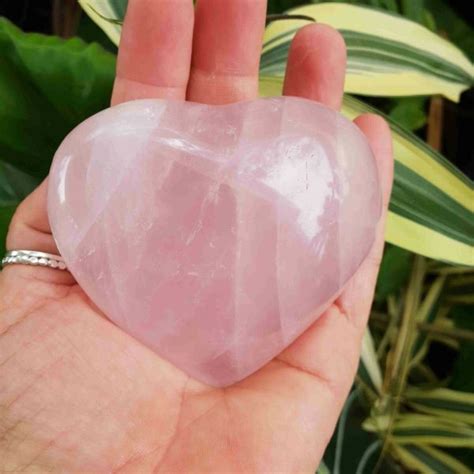 Cœur en quartz rose Amour mon Amour En Sens