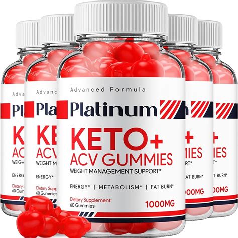 5 Pack Platinum Keto Acv Gummies Official Keto Platinum Acv