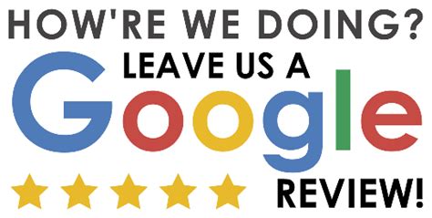 How're We Doing? Leave Us a Google Review! transparent PNG - StickPNG