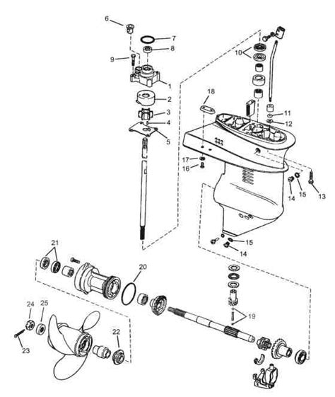 Johnson Outboard Parts 9 9 15 Hp 1974 And Up