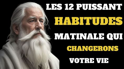 Les Incroyables Habitudes Matinales Qui Changeront Ta Vie Paroles